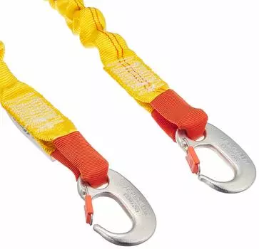 МЯГКИЙ АВТОМОБИЛЬНЫЙ ТРОС автомобиль S СЕРИИ общий пассажирский с крюком безопасности Разрывное усилие 3 тонны HASHI-KEN [Hashiken] [Мягкий трос] [Для автомобилей] S-3A G-типа [Стандартный жёлтый