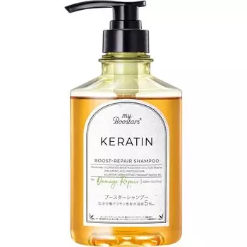 myBoostars [Keratin Shampoo] 400ml [Damage Repair] myBoostars