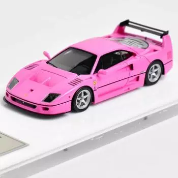 Mybrickhouse DMH 1:64 Pink 1995 F40 GTE Racing Sports Model Diecast Resin Car