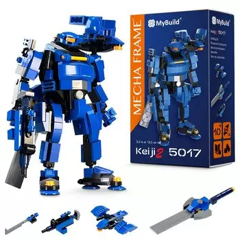 MyBuild 5017 Keiji 2 Mecha Frame Robot Block Assembly Set Series Для детей от 10 лет Совместимо с другими брендами Sci-Fi