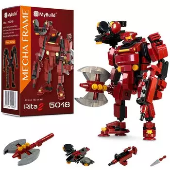 MyBuild 5018 Rita 2 Mecha Frame Robot Block Assembly Set Series Для детей от 10 лет Совместимо с другими брендами Sci-Fi