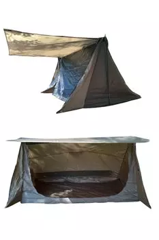 MyCamp Pup Tent Solo 1-местная палатка для одиночного кемпинга на открытом воздухе Военные альпинистские походы не включены *Шест