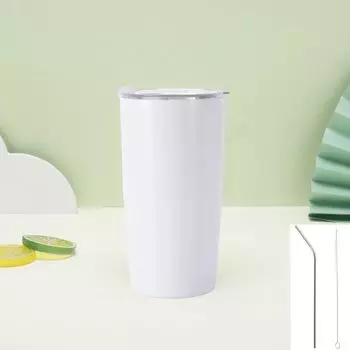MYEEDA стакан без стакана с вакуумным стаканом из нержавеющей стали большой кофейный стакан для холодной воды, долго моющийся вручную, для удобного хранения кофе в магазине, широкий вакуумный стакан белый