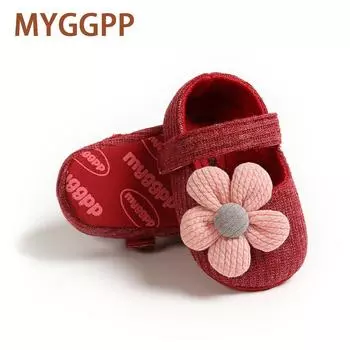 MYGGPP Little Flower для маленьких девочек, детская обувь для девочек, обувь принцессы, шерстяная детская обувь, детская обувь, обувь с мягкой подошвой, обувь для детей 0-1 года 11cm белый