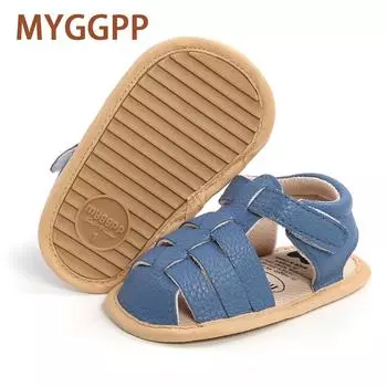 MYGGPP/Новая детская обувь с носком-сумкой, обувь для малышей, детская обувь, летние сандалии 11cm синий