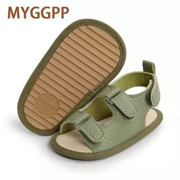 MYGGPP/Новая летняя мужская детская обувь, сандалии, детская обувь, обувь для малышей 11cm белый
