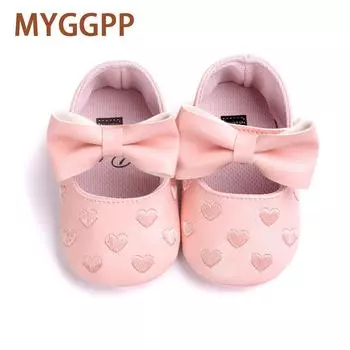 MYGGPP Весенне-летняя детская обувь Love Baby Princess Shoes Детская обувь Обувь для малышей на мягкой подошве