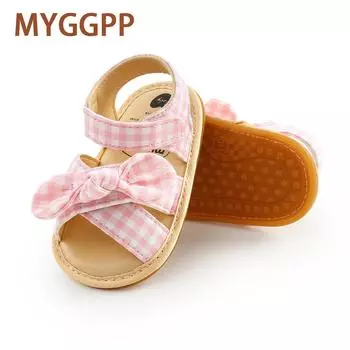 MYGGPP Весенне-летняя детская обувь на мягкой подошве с резиновой подошвой, маленькие сандалии, детские сандалии, обувь для малышей 11cm чёрный