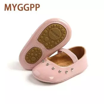 MYGGPP Весенне-осенняя детская обувь принцессы на мягкой подошве, обувь для малышей, детская подошва 11cm белый