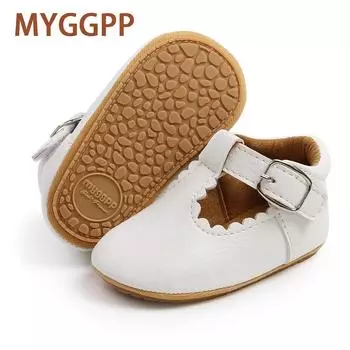 MYGGPP Весенняя детская обувь принцессы на резиновой подошве Детская обувь Обувь для малышей для женщин 11cm белый