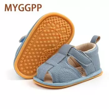 MYGGPP весенние и летние детские сандалии, детская обувь, нескользящая обувь на мягкой подошве для малышей 0-1 года, для новорожденных 11cm белый