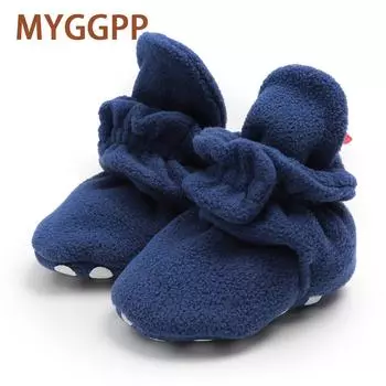 MYGGPP Зимняя детская обувь с мягкой подкладкой для детей 0–1 года Обувь для малышей с мягкой подошвой Обувь для малышей с мягкой подошвой Хлопковые сапоги Хлопковая обувь для сохранения тепла 12cm