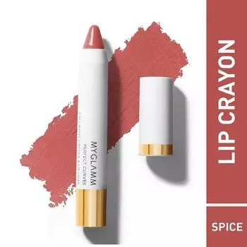 MYGLAMM Perfect Curves Matte Lip Crayon - Spice Spice