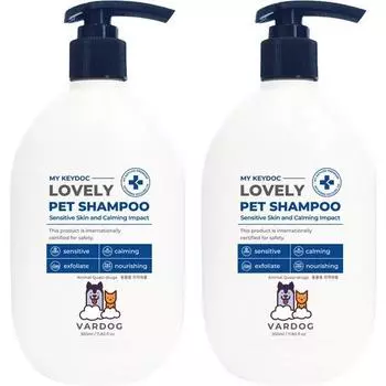 Mykidoc Pet J.Eun Lovely Pet Shampoo, 350мл, 2 шт., Корейский шампунь для домашних животных