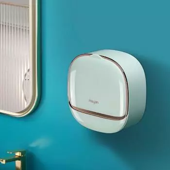 Мыльница без сверления, настенная бытовая для хранения с дренажом, полка для хранения мыла в ванной cyan 2pcs