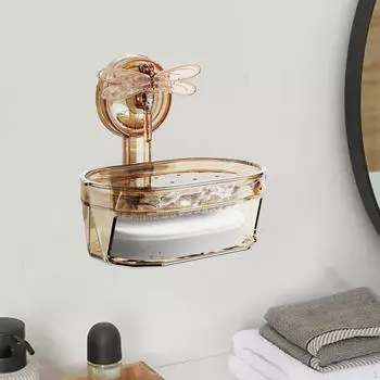 Мыльница для ванной и кухни коричневый