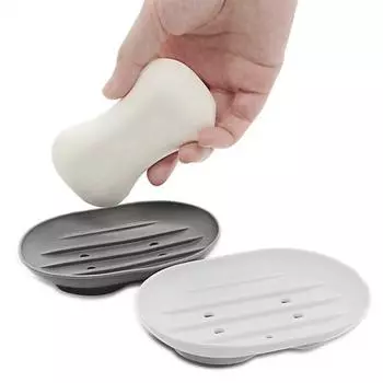 Мыльница для ванной комнаты, держатель для посуды, подставка, чехол для душа, силиконовый резиновый слив для барного мыла, губка, скребок для кухни слоновая кость