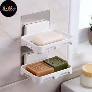 Мыльница для ванной комнаты, держатель для мыла, тарелка для хранения посуды, поднос для ванной комнаты, чехол для мыла, принадлежности для ванной комнаты, гаджеты для ванной комнаты розовый