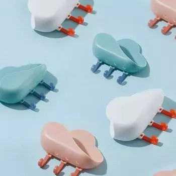 Мыльница для ванной комнаты держатель для мыла бесплатный перфоратор облако крючок прочная вискоза кухонный настенный крючок сливная полка аксессуары для ванной комнаты белый