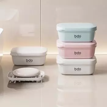 Мыльница для ванной с крышкой, домашняя пластиковая мыльница, которая сохраняет мыло сухим, мыльницы, переносная мыльница для душа, маленькая мыльница розовый