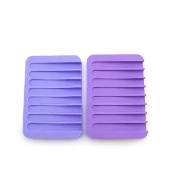 Мыльница Гибкая Популярная Подставка Для Хранения Кухонная Противоскользящая Мыльница Силиконовая Ванная Комната Высококачественный Ювелирный Аксессуар серый