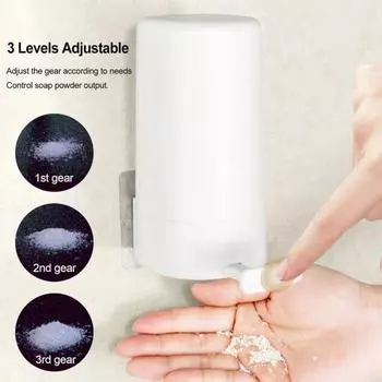 Мыльница из 3 предметов с отделением для осушителя и функцией измельчения, настенное мыло с дренажем