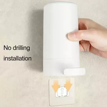 Мыльница из 3 предметов с отделением для осушителя и функцией измельчения, настенная мыльница, не требующая сверления, водонепроницаемый контейнер для мыла 3pcs