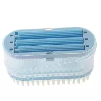 Мыльница Роликовая щетка Держатель для мыльницы Ящик для слива белья Нескользящий пенный наполнитель none