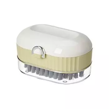 Мыльница с крышкой 2-в-1 мыло футляр для хранения ящик с роликовой щеткой многофункциональный для стирки кемпинга спортзала уборка раковины