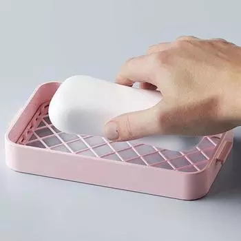 Мыльница с сетчатым держателем для мыла, двухслойная мыльница с эластичной сеткой для ванной комнаты, кухонный чехол для мыла для вспенивания