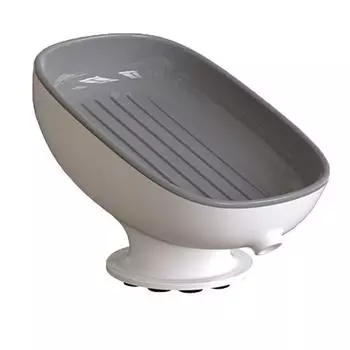 Мыльница с суперприсоской, самоосушающаяся мыльница, держатель для губки на кухне, контейнер для мыла, держатель для мыла в ванной, слив для мыльницы One Size