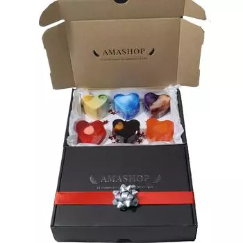 Мыльница Сердце - Мыло ручной работы сделано во Франции