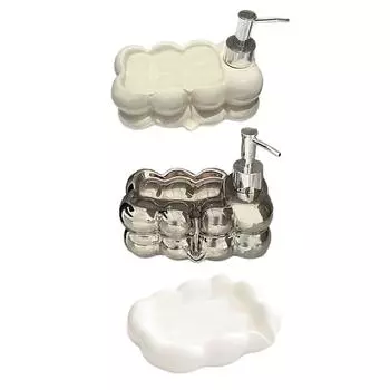 Мыльница со сливом, многофункциональный креативный портативный дозатор мыла для рук, бутылка с насосом для жидкого мыла для кухни и ванной комнаты