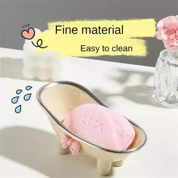 Мыльница в форме банта, креативная и интересная, прочная и долговечная, легкая, роскошная, удобная для хранения, мыльница в форме банта из пластика