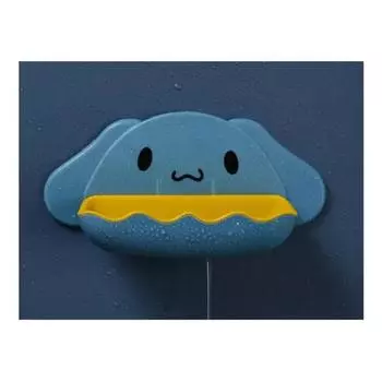 Мыльница в виде пингвина с присоской, настенная, симпатичная, сливной унитаз, полка без перфорации, мыльница в виде облака, мыльница в виде собаки, полка для мыла
