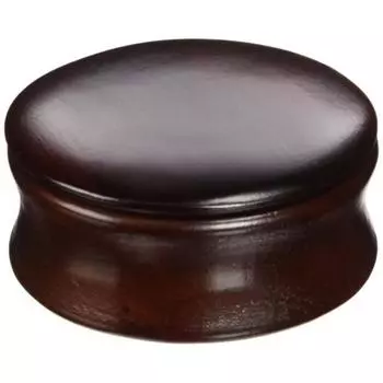 Мыльницы Kingsley Shave из темного дерева с крышкой, 1 x 100 г