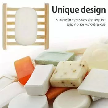 Мыльницы Натуральный деревянный держатель для мыла Подставка для мыла для ванной Контейнер для тарелок Душевые принадлежности для ванной комнаты