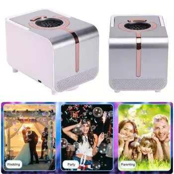 Мыльные пузыри Электрический мыльные пузыри со светодиодной подсветкой Простота использования Питание от батареек или от сети