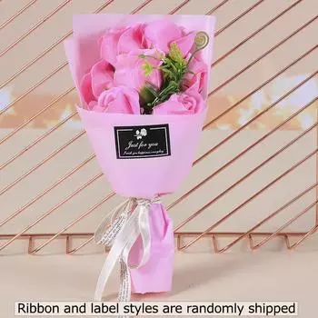 Мыльный цветок Искусственная роза Гвоздика Ароматизированный навсегда День благодарения Рождественский фестиваль