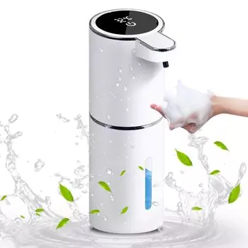 Мыло Автоматическая пена Новейшая пена Мыло для рук Непрерывная стена 4 уровня объема разряда Автоматический USB Высокочувствительный второй бесконтактный моющий раствор