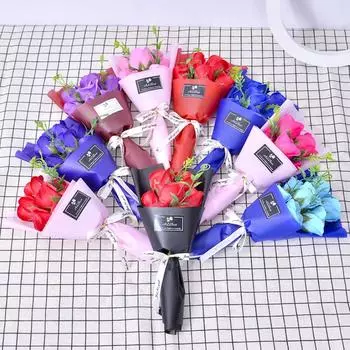 Мыло Цветок День Благодарения Рождественский Фестиваль Ароматические Навсегда Домашние Свадебные Украшения Подарок