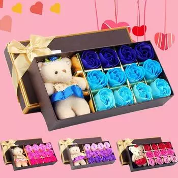 Мыло «Цветы» приятно пахнущее декоративное эфирное