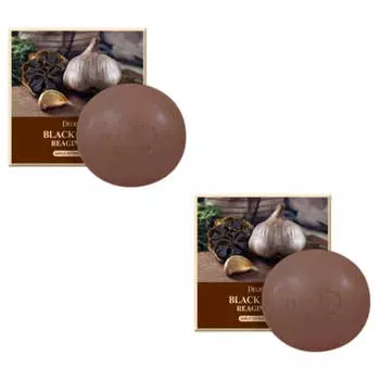 Мыло Deoproce Black Garlic Reaging 100г*2шт/4шт/8шт 2Pcs