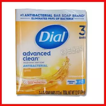 Мыло Dial Soap Gold, 113 г, 3 шт.