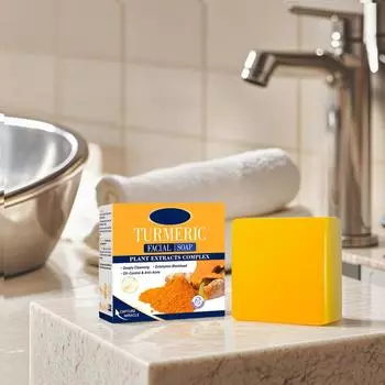 Мыло для кожи с гиперпигментацией Мыло для темных пятен, участков, подмышек Средство для умывания уменьшает акне, очищает кожу Turm One Size