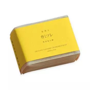 Мыло для очищения лица ромашка чувствительная сухая цельная ромашка Marubishi [без добавок Honpo] мыло, обожженное в горшке, 140 г, без добавок, кожа, кожа, коричневый