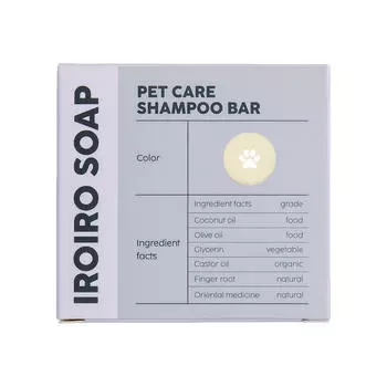 Мыло для собак Iroirosov, шампунь для ухода за домашними животными, корейский шампунь для домашних животных