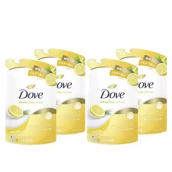 Мыло для тела Dove Грейпфрут и лемонграсс, сменная упаковка 330 г x 4 шт. (Гель для тела)