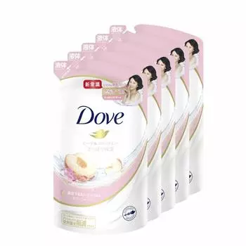 Мыло для тела Dove с персиком и душистым горошком, сменная упаковка 360 г x 5 шт. с бонусным мылом для тела. Успокаивающий аромат слегка сладкого персика и душистого горошка.