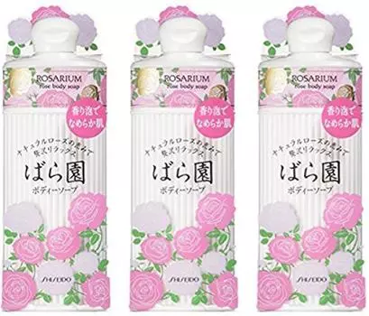 Мыло для тела Rose Garden Rose RX 300 мл x набор из 3 предметов [Shiseido]